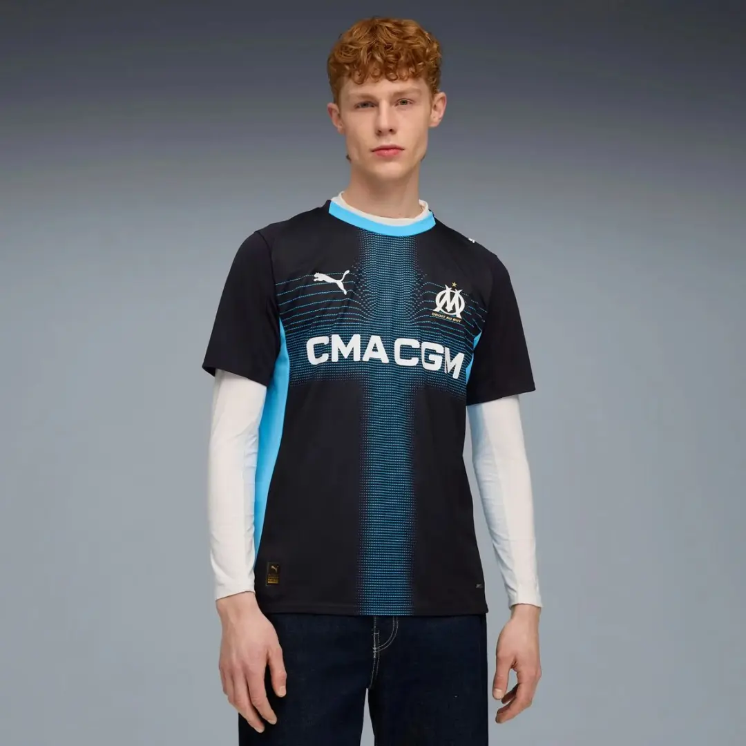 PUMA Buitenmaillot OM 2025/26 - XXL - Blauw
