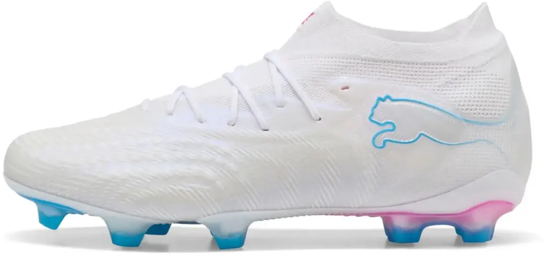 PUMA Future 9 Ultimate FG Voetbalschoenen - 42 - Wit/Blauw/Rosa