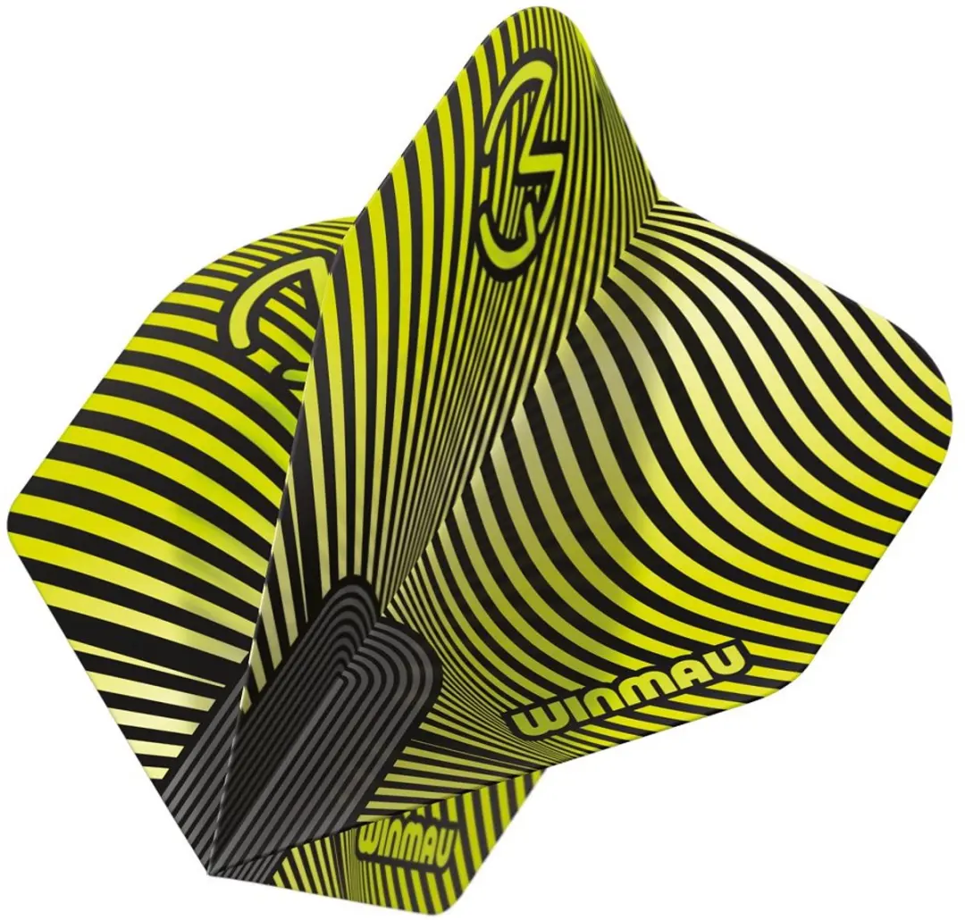 Winmau Michael van Gerwen Prism Delta Dart Flights - 3 Stuks - Groen/Zwart