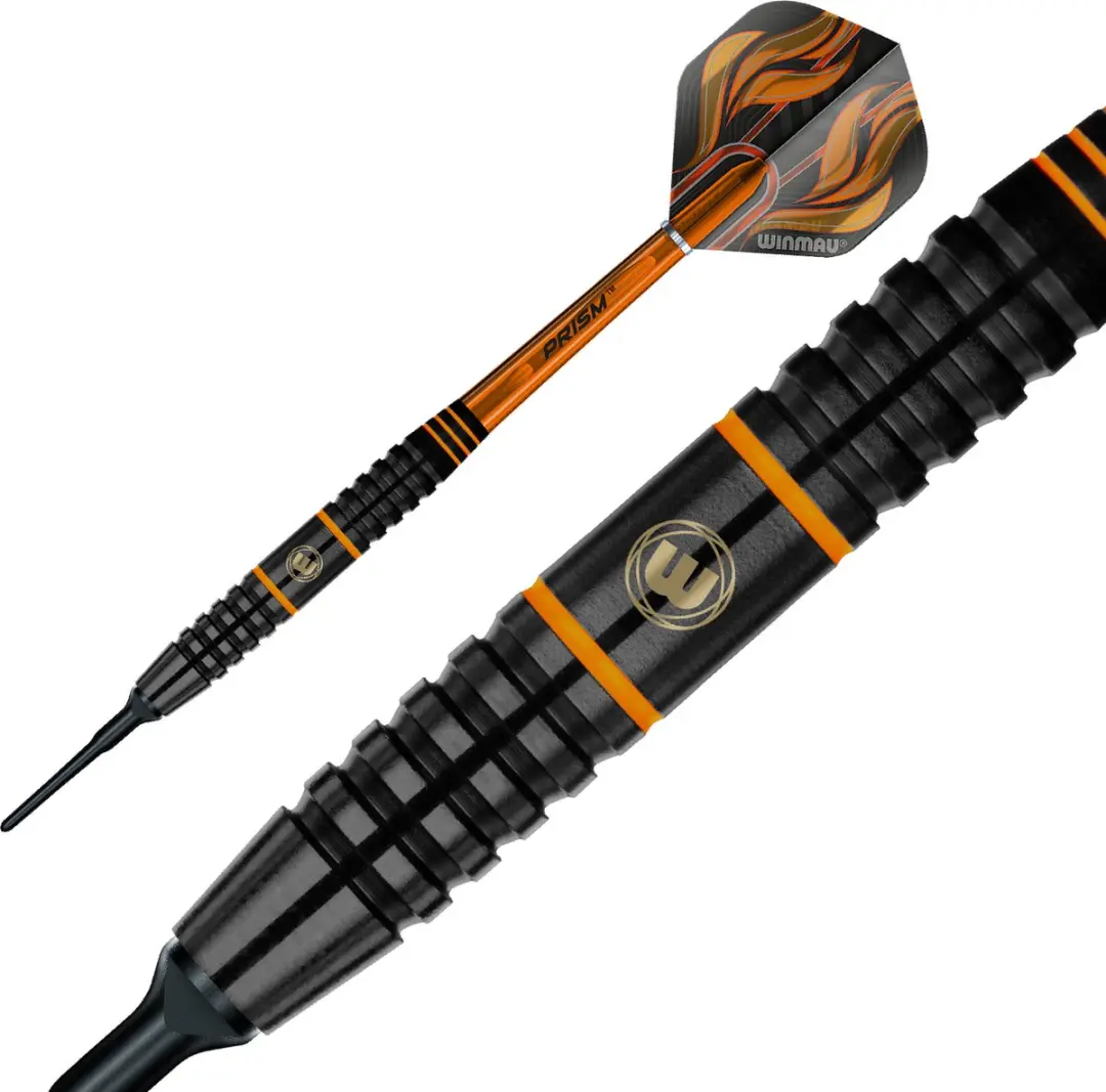 Winmau Scott Waites Brass Converter Set - 3 Stuks - Zwart/Oranje/Geel - afbeelding 6 van 6