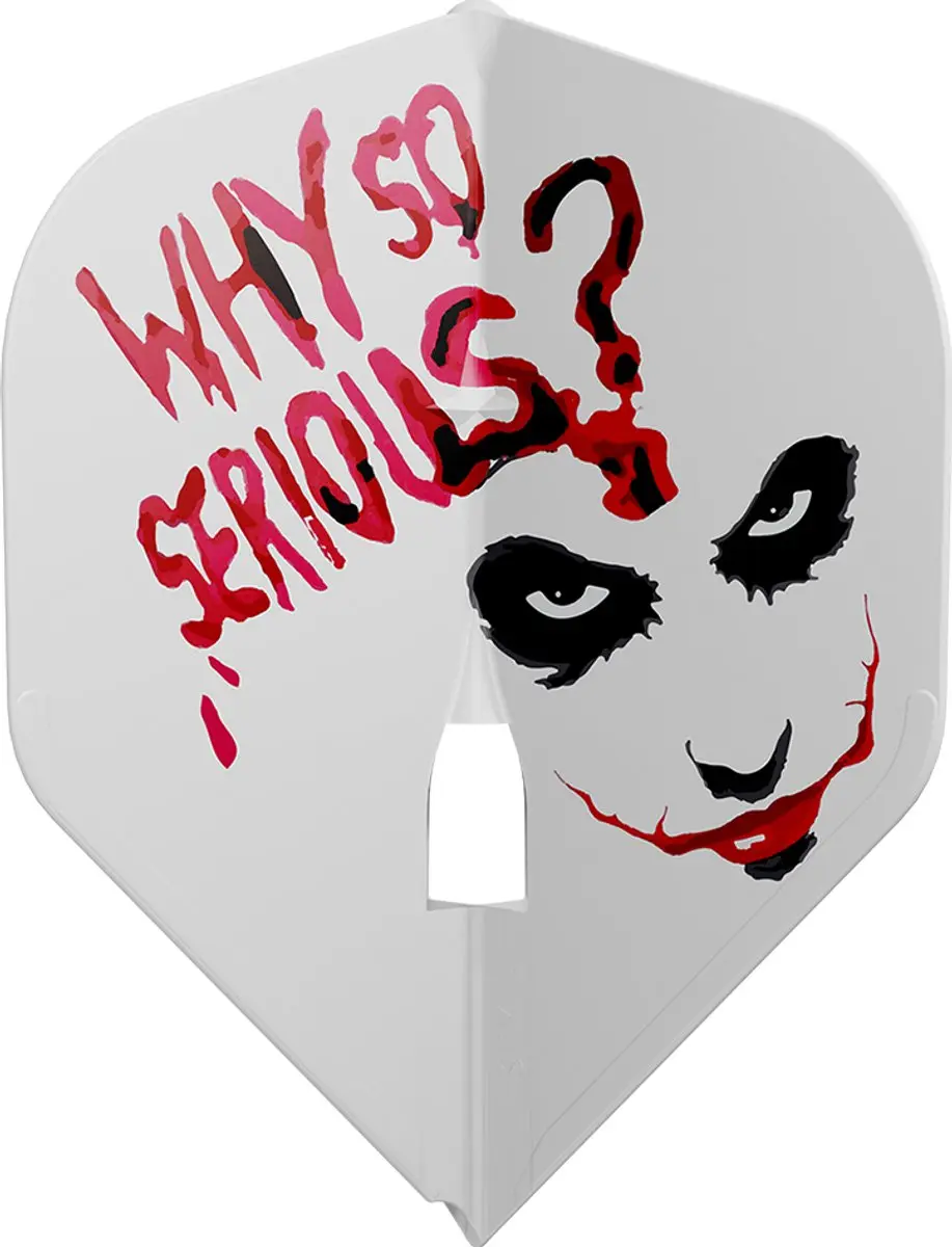 L-Style L1 Pro Joker Dart Flights - 3 Stuks - Rood/Wit