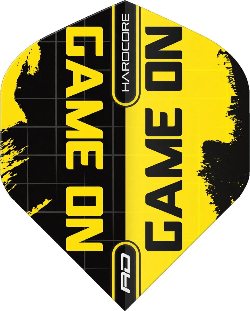 Red Dragon Hardcore Radical TF6636 Dart Flights - 3 Stuks - Zwart