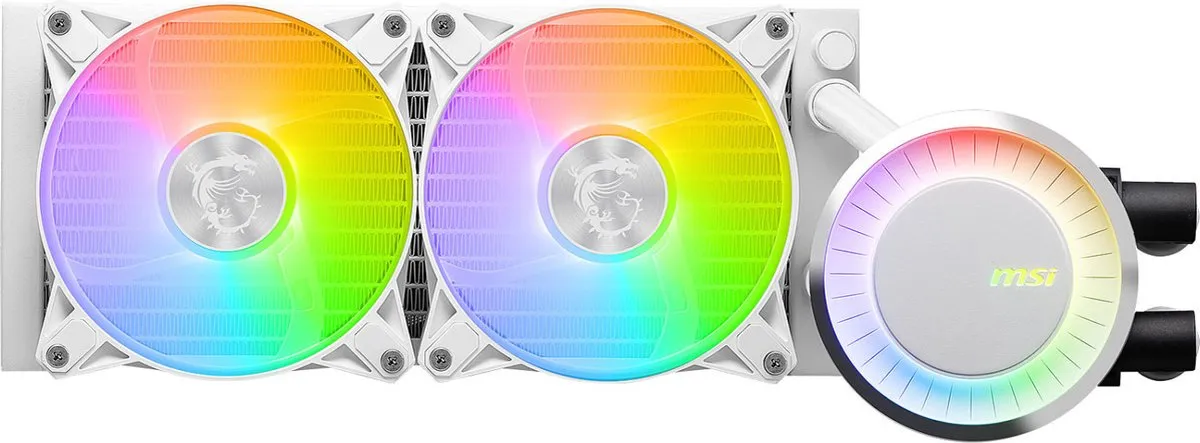 MSI MAG CORELIQUID E240 WHITE Vloeistofkoeling - 240mm - Wit