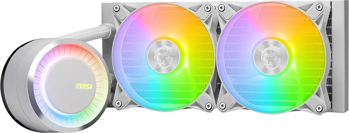MSI MAG CORELIQUID E240 WHITE Vloeistofkoeling - 240mm - Wit