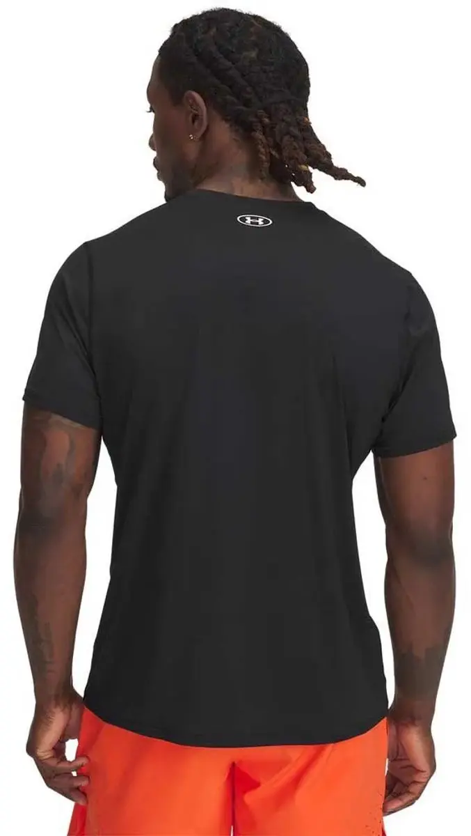 Under Armour UA Heatgear Fitted Short Sleeve Heren Sportshirt L - Zwart