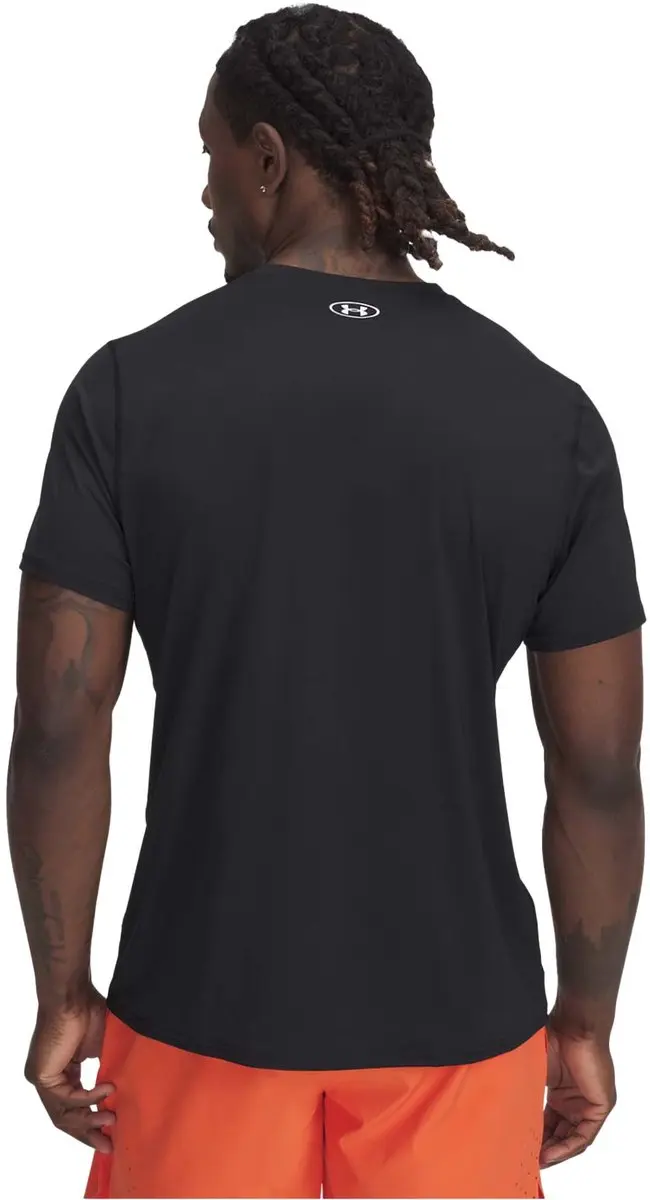 Under Armour UA Heatgear Fitted Short Sleeve Heren Sportshirt L - Zwart