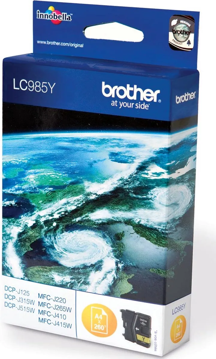 Brother LC-985Y Inktcartridge - Geel - 5 Stuks