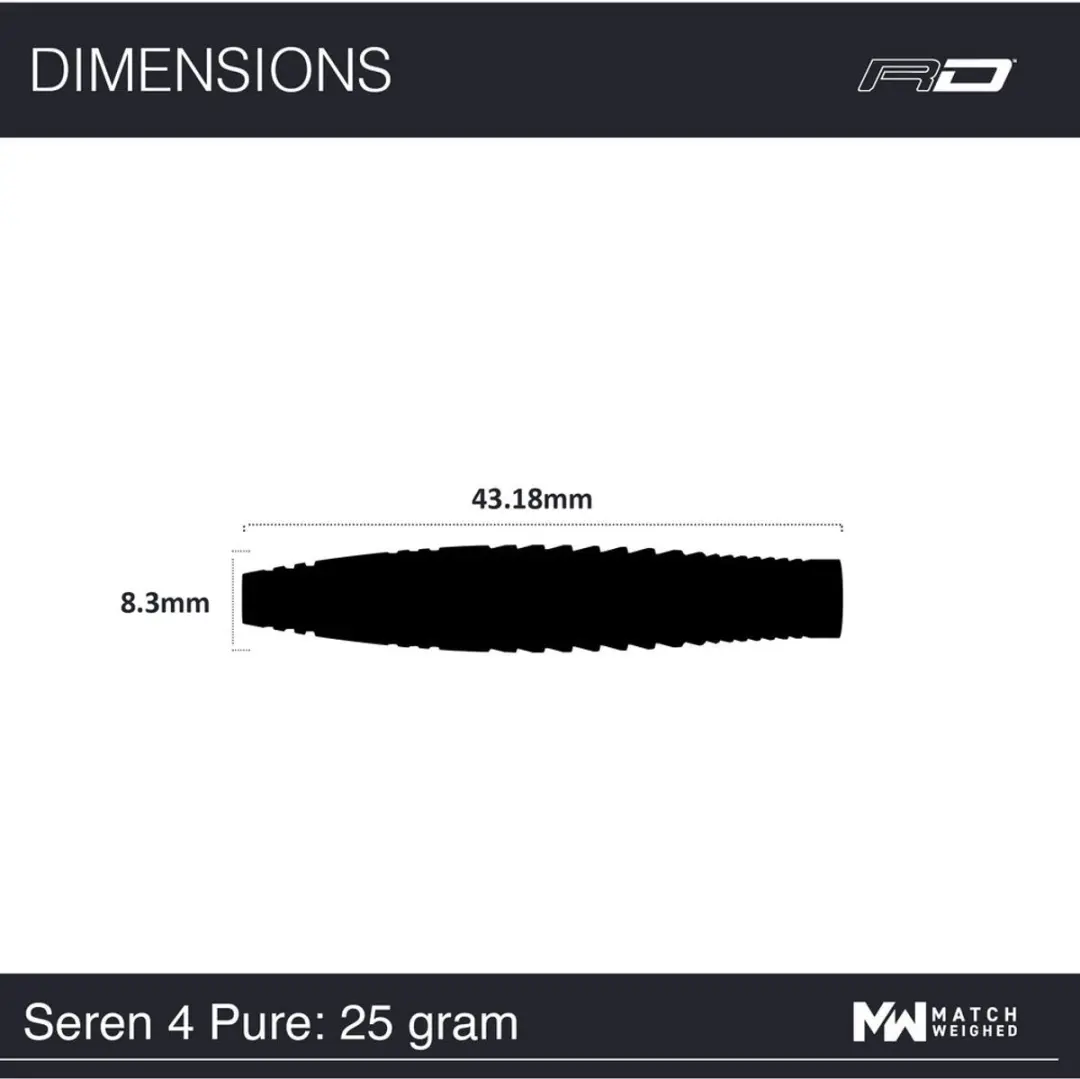 Red Dragon Seren Pure 4 90% Dartpijlen