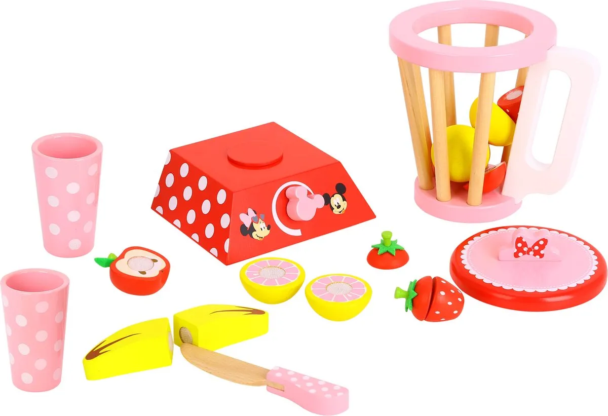 Disney Minnie Mouse Houten Smoothieset 11-delig - Multicolor