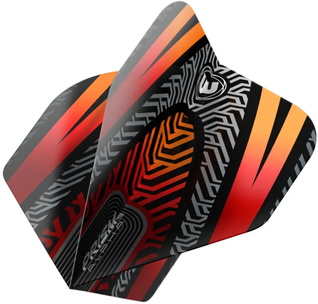 Winmau Prism Alpha V2 Dart Flights - Oranje/Zwart - 3 Stuks