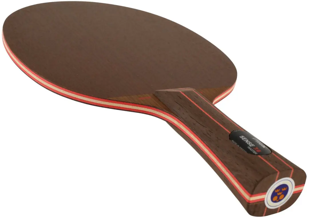 Stiga Sense 7.6 Tafeltennisbatje - 7+6 Lagen - Bruin/Rood - afbeelding 4 van 4