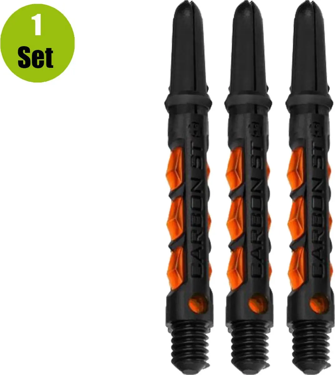 Harrows Carbon ST SH2018 Dart Shafts - 3 Stuks - Oranje - afbeelding 6 van 6