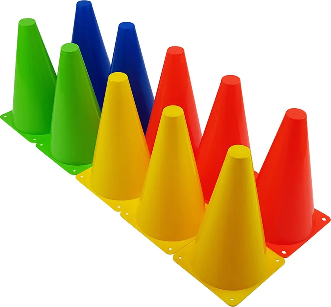 Tunturi Voetbalpion Set 10 Stuks