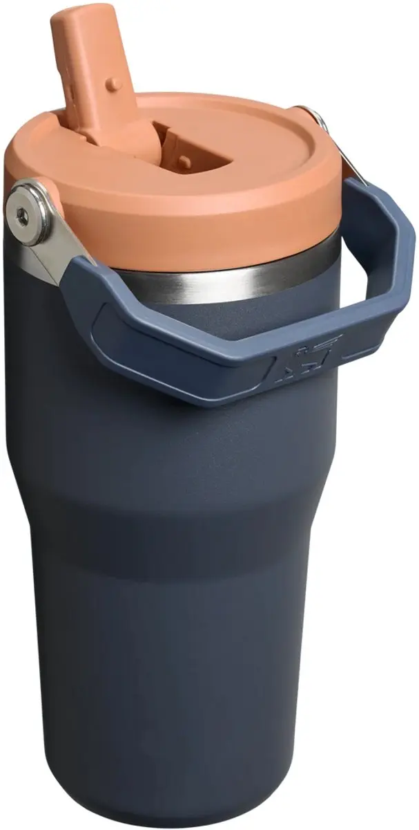 Stanley IceFlow Flip Straw 600ml - Blauw/Oranje