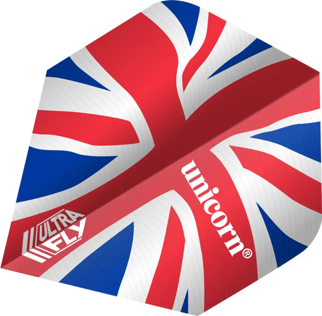 Unicorn Ultrafly Union Jack Wave PLUS Dart Flights