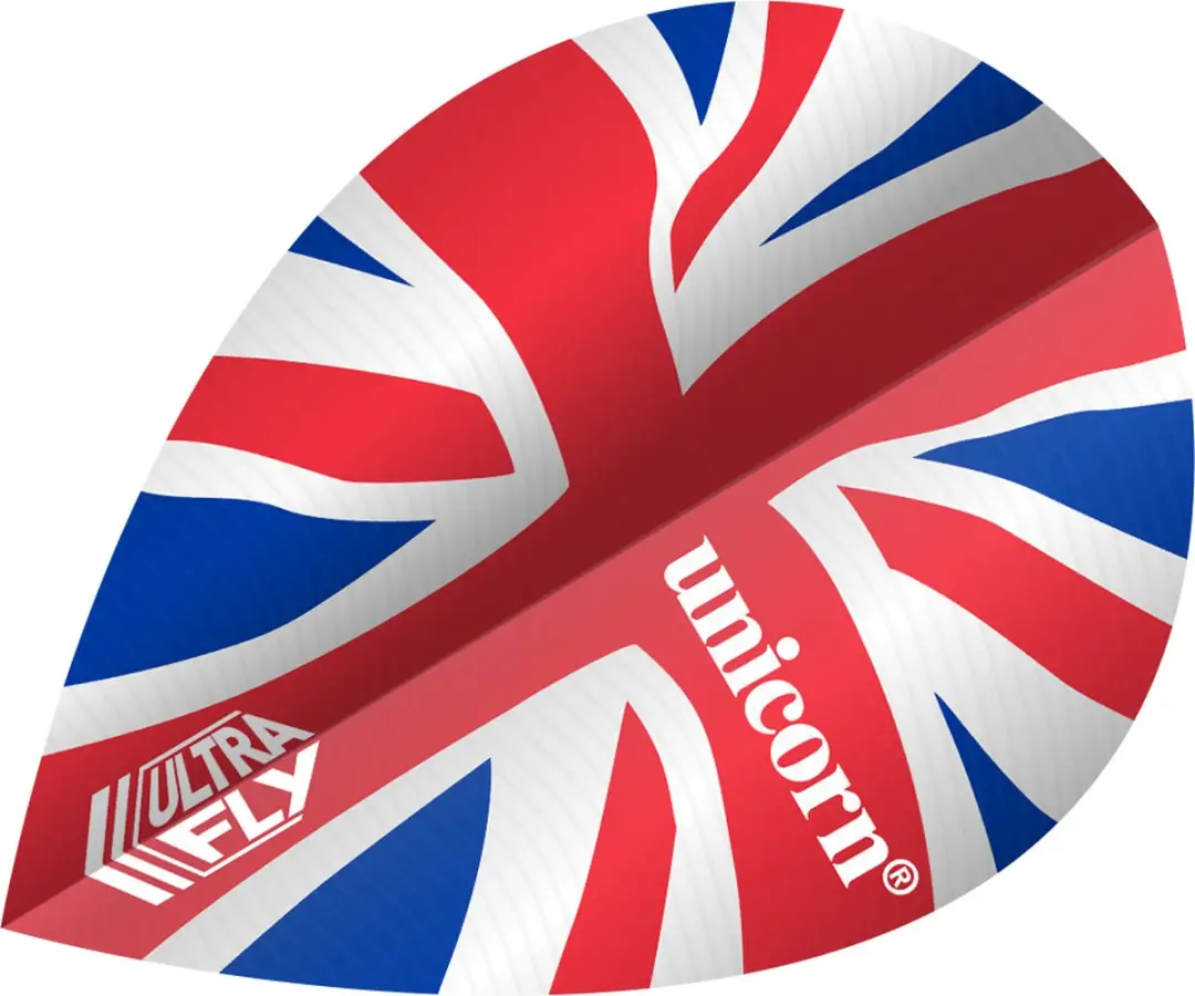 Unicorn Ultrafly Union Jack Wave PLUS Dart Flights - 68992