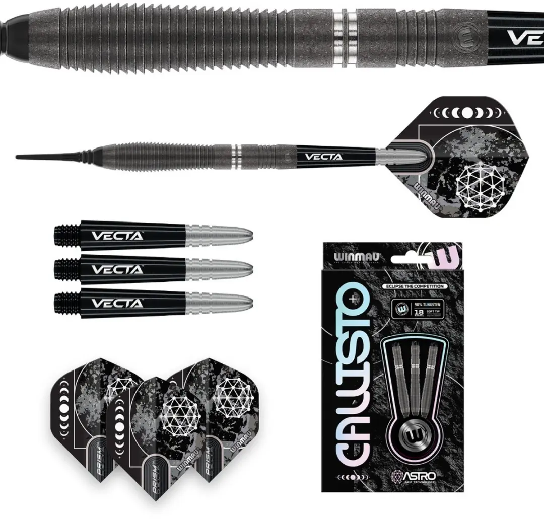 Winmau Callisto 02 Soft Tip Darts - 3 Stuks - afbeelding 6 van 6