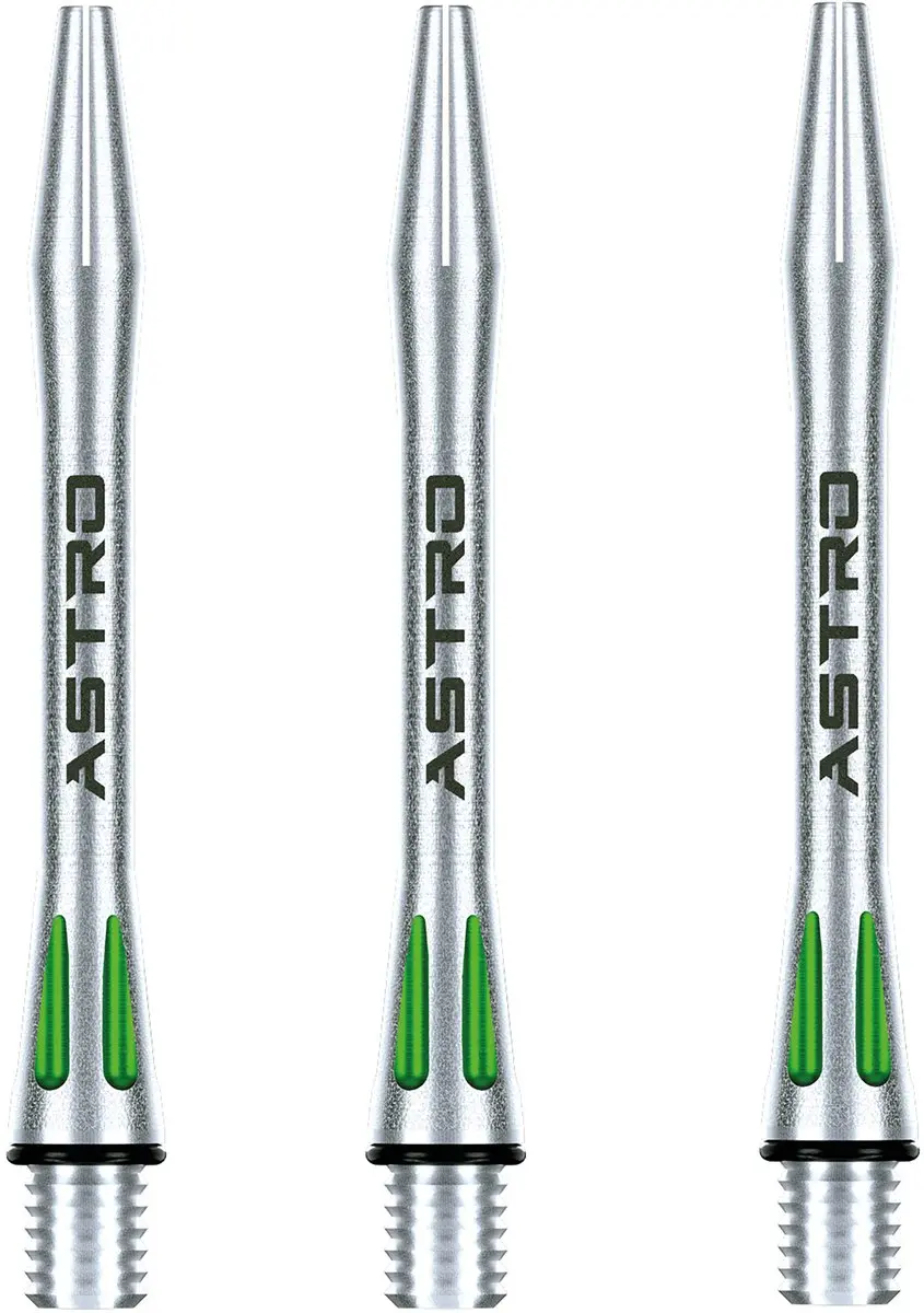 Winmau Astro Aluminium Dart Shafts 3 Stuks - Zilver