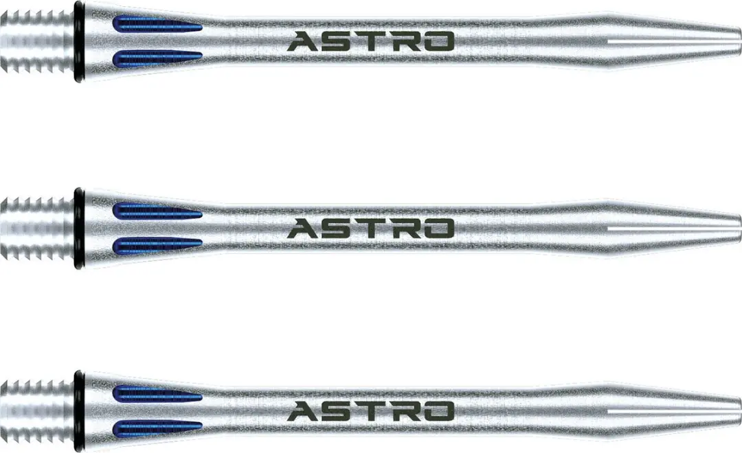 Winmau Astro Aluminium Dart Shafts 3 Stuks - Zilver