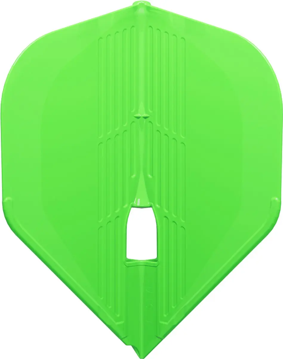 L-Style Champagne Kami L1 Pro Dart Flights - Neon Green - 3 Stuks