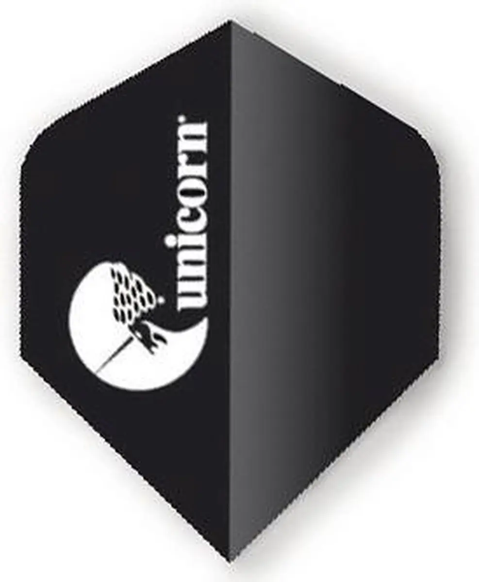 Unicorn Super Maestro 125 Dart Flights 3 Stuks - Zwart