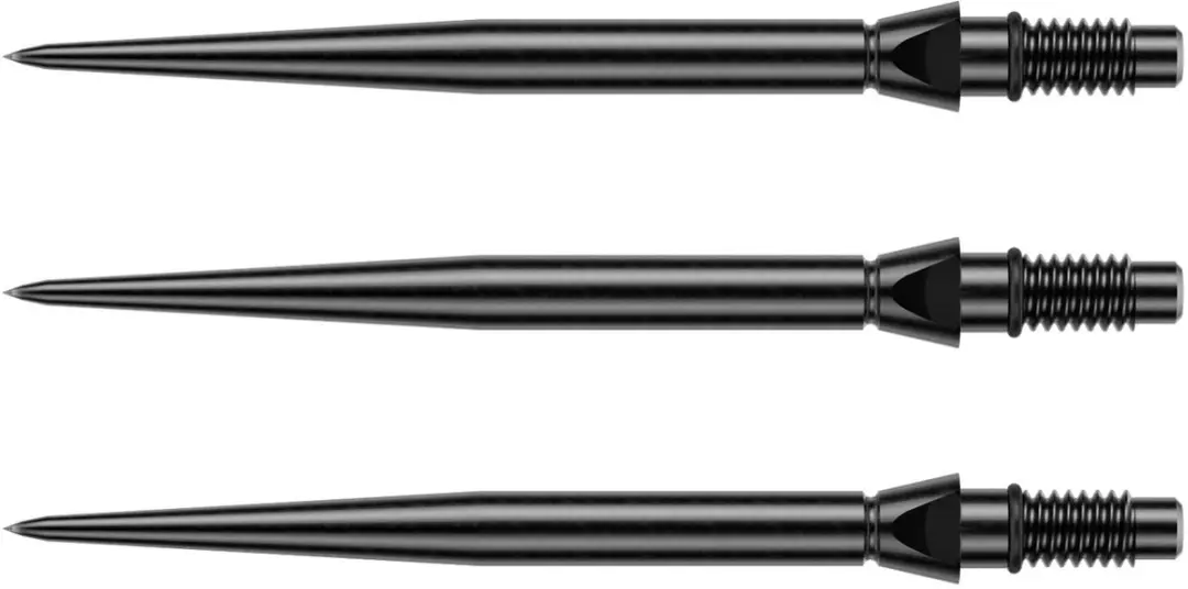 Winmau Switch Point Smooth Black 26mm - 3 Stuks
