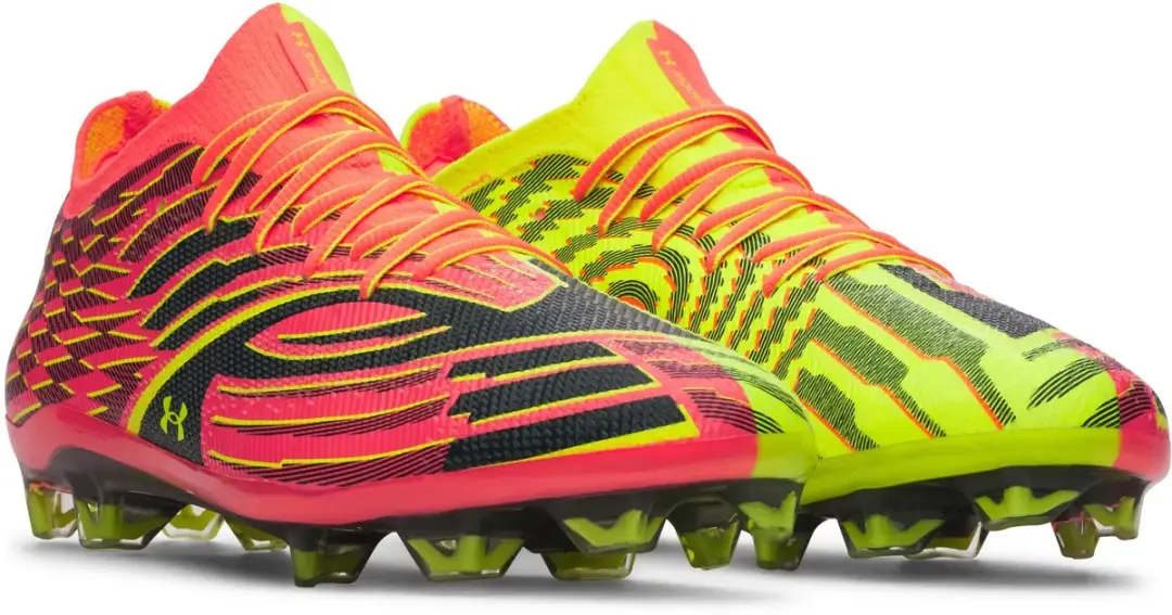 Under Armour Shadow Elite 4 FG Voetbalschoenen - 41 - Electric Tangerine