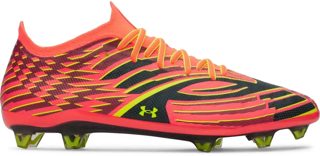Under Armour Shadow Elite 4 FG Voetbalschoenen - 41 - Electric Tangerine