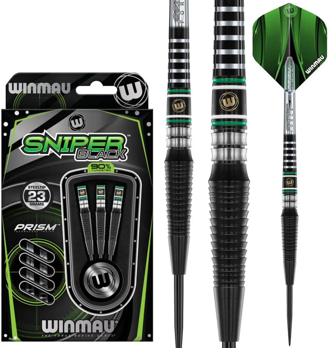 Winmau Sniper Black V2 Dartpijlen