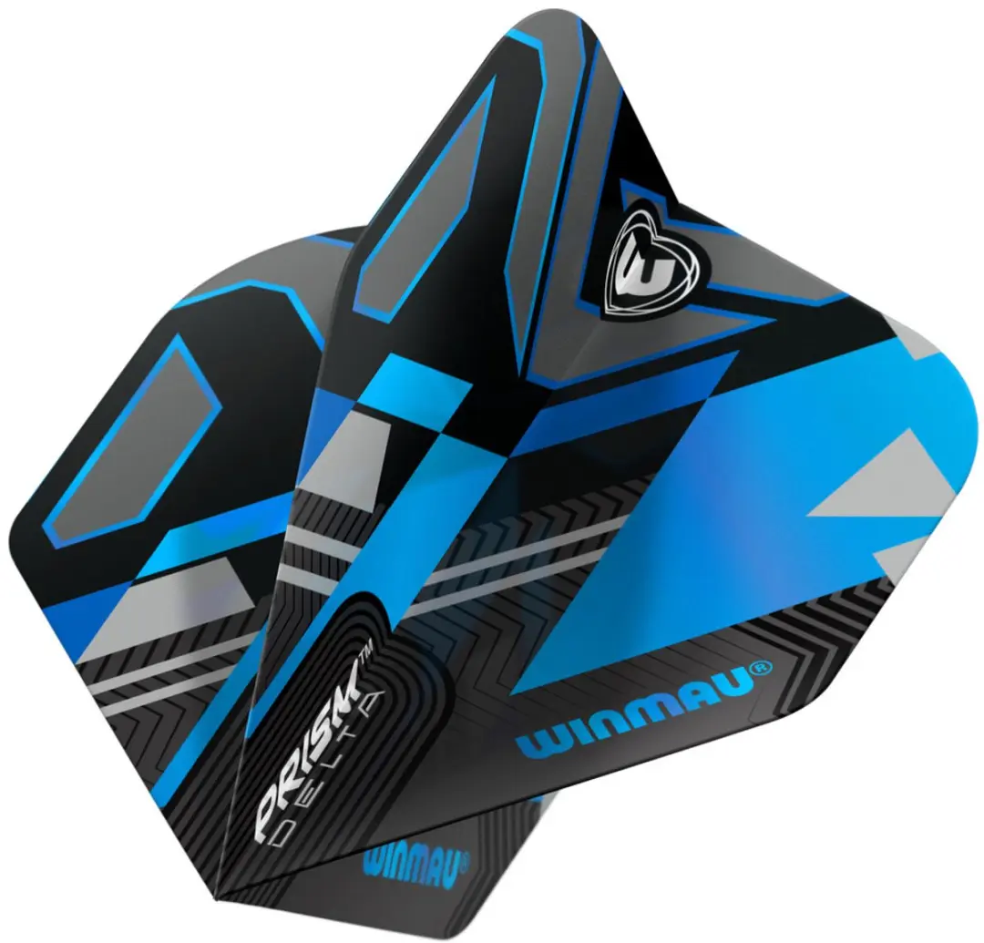 Winmau Prism Delta Galactics Dartvleugels - 3 Stuks - Blauw/Zwart