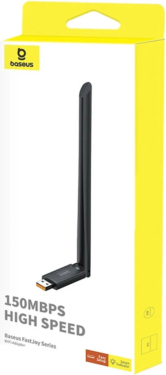 Baseus BS-OH171 USB Netwerkkaart 150Mb/s - Zwart - afbeelding 6 van 6