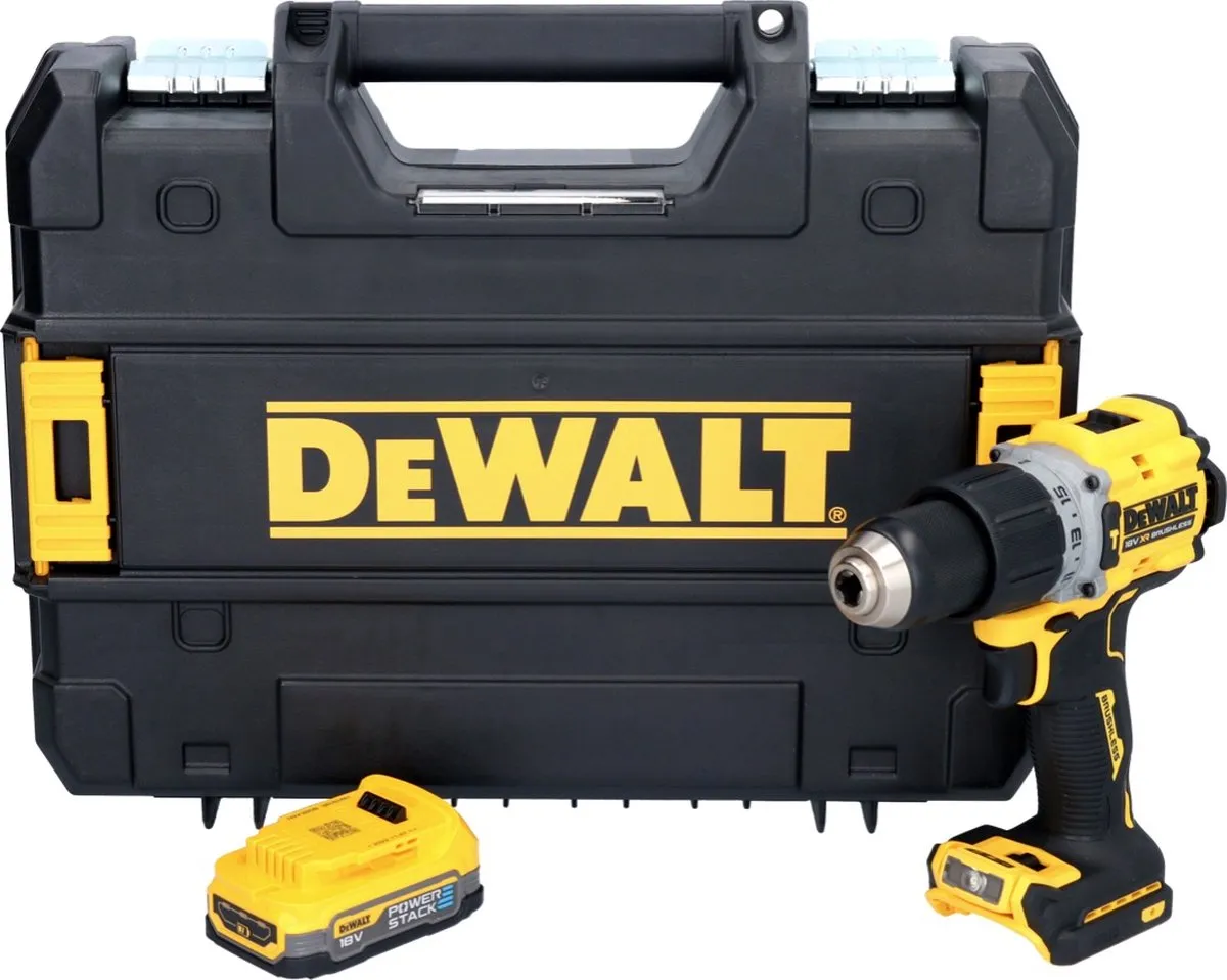 DeWalt DCD805NT-QW Klopboormachine 18V 90Nm - Borstelloos - 1x 1.7Ah - afbeelding 4 van 5