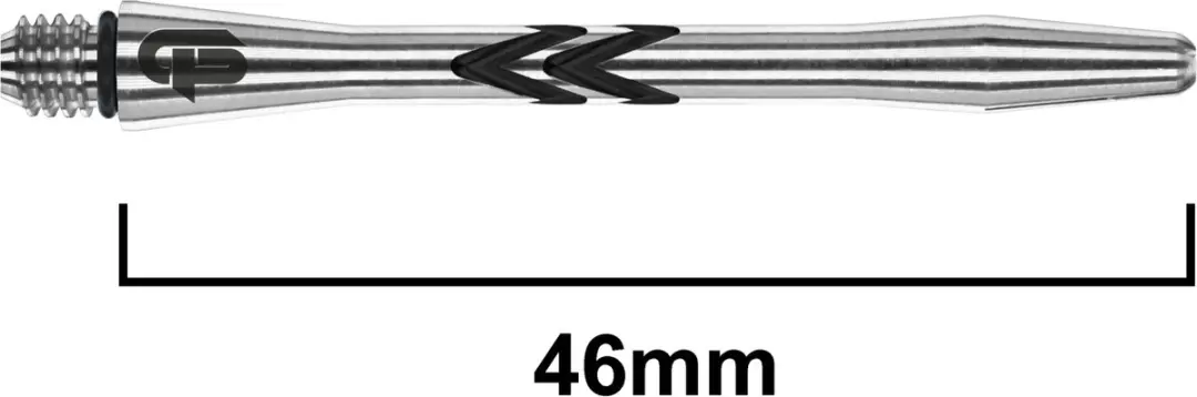 Red Dragon Gerwyn Price V-Groove Dart Shafts TC649 - 3 Stuks