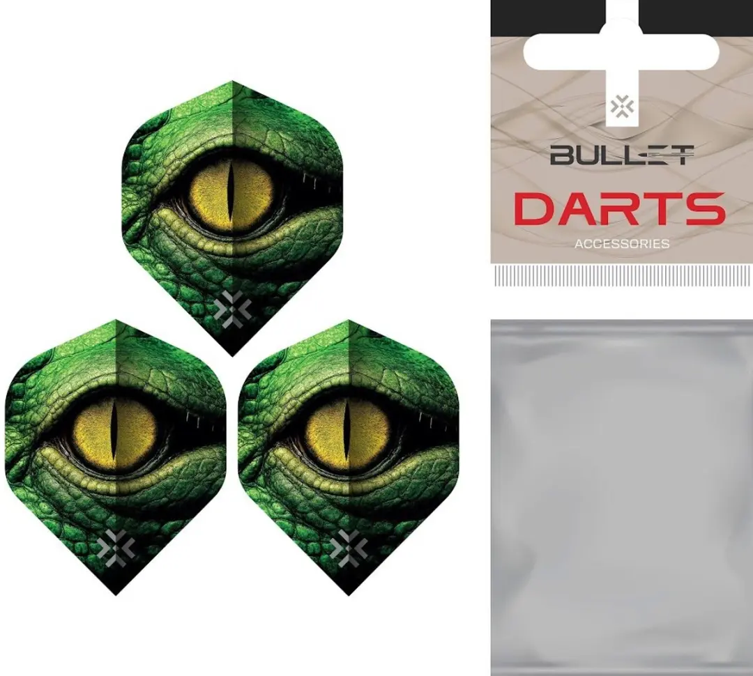 Bullet Gator Eye NO2 Dart Flights BT1105100 - 3 Stuks