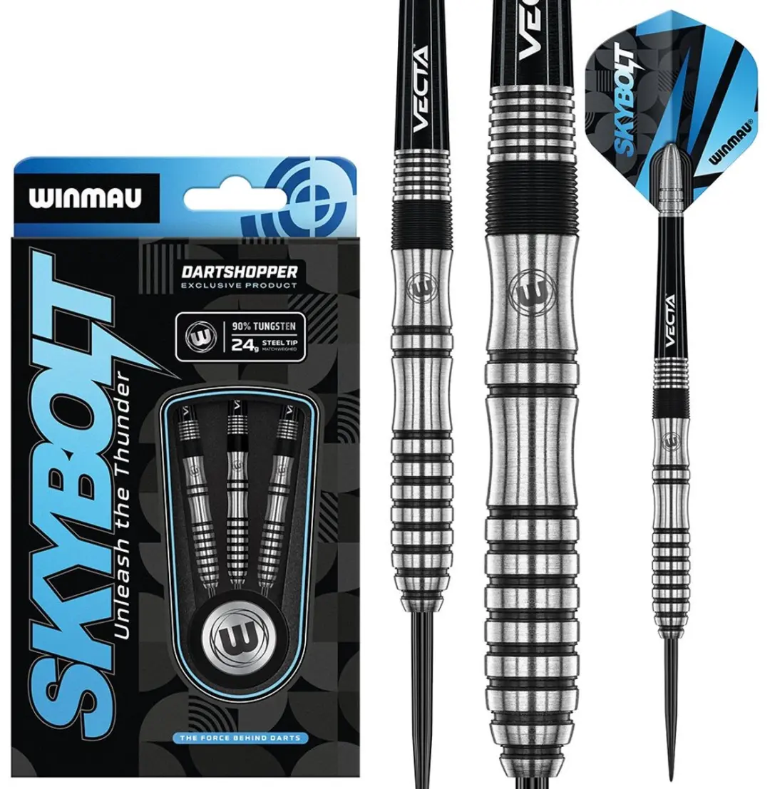 Winmau Skybolt Scalloped 90% Dartpijlen