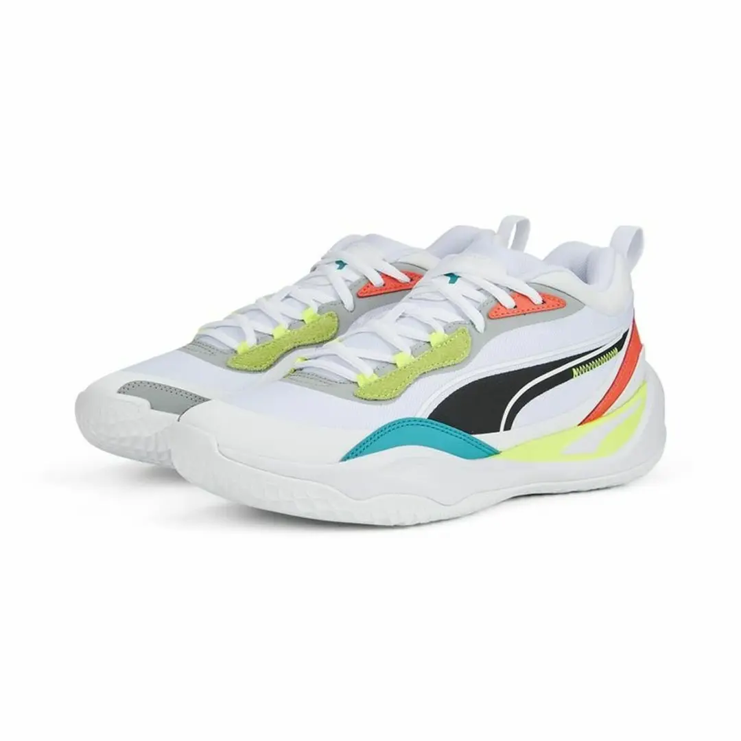 PUMA Playmaker Pro Basketbalschoenen 41 - Wit - afbeelding 6 van 6