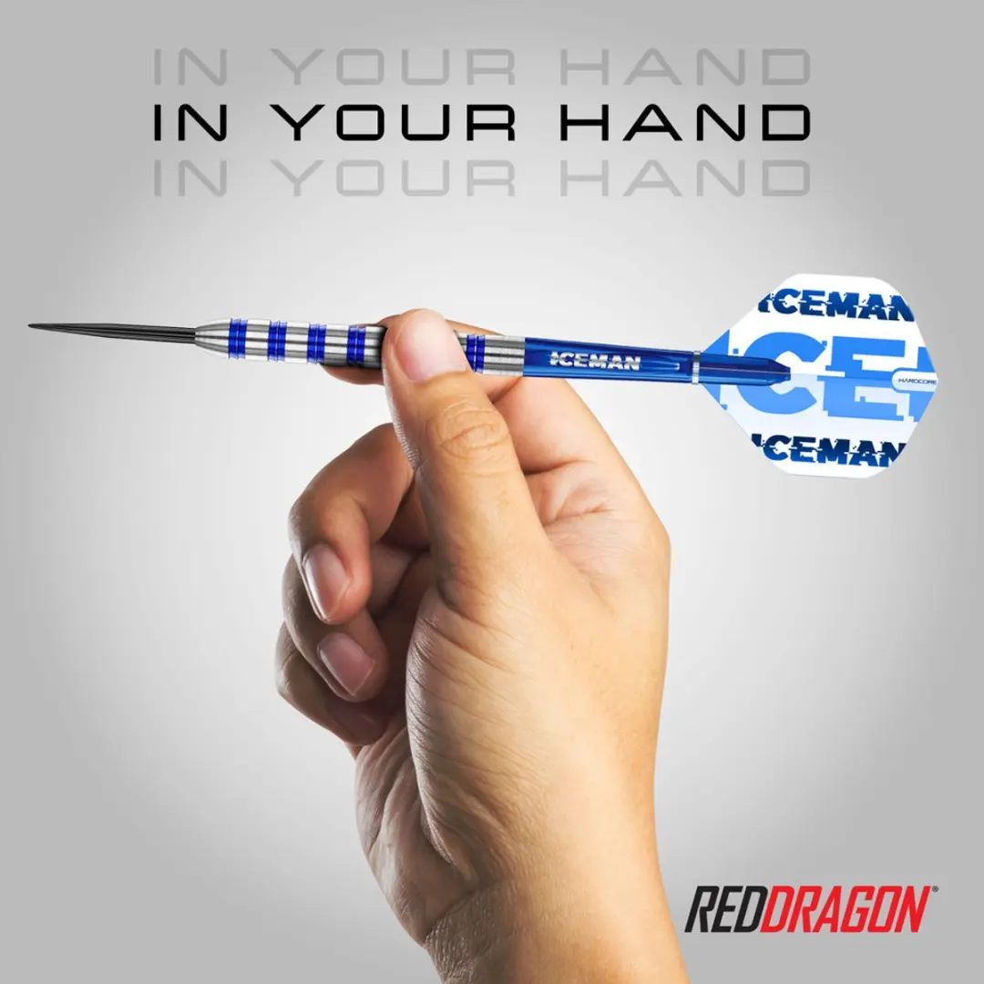 Red Dragon Gerwyn Price Iceman Cool Blue Series 80% Dartpijlen - 3 Stuks