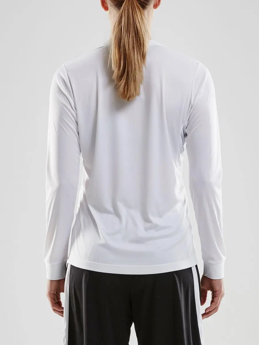 Craft Squad Jersey Solid LS Sportshirt Dames - M - Wit