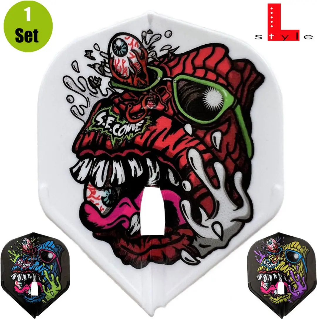 L-Style Champagne Flight L1 F31026 Dart Flights - 3 Stuks