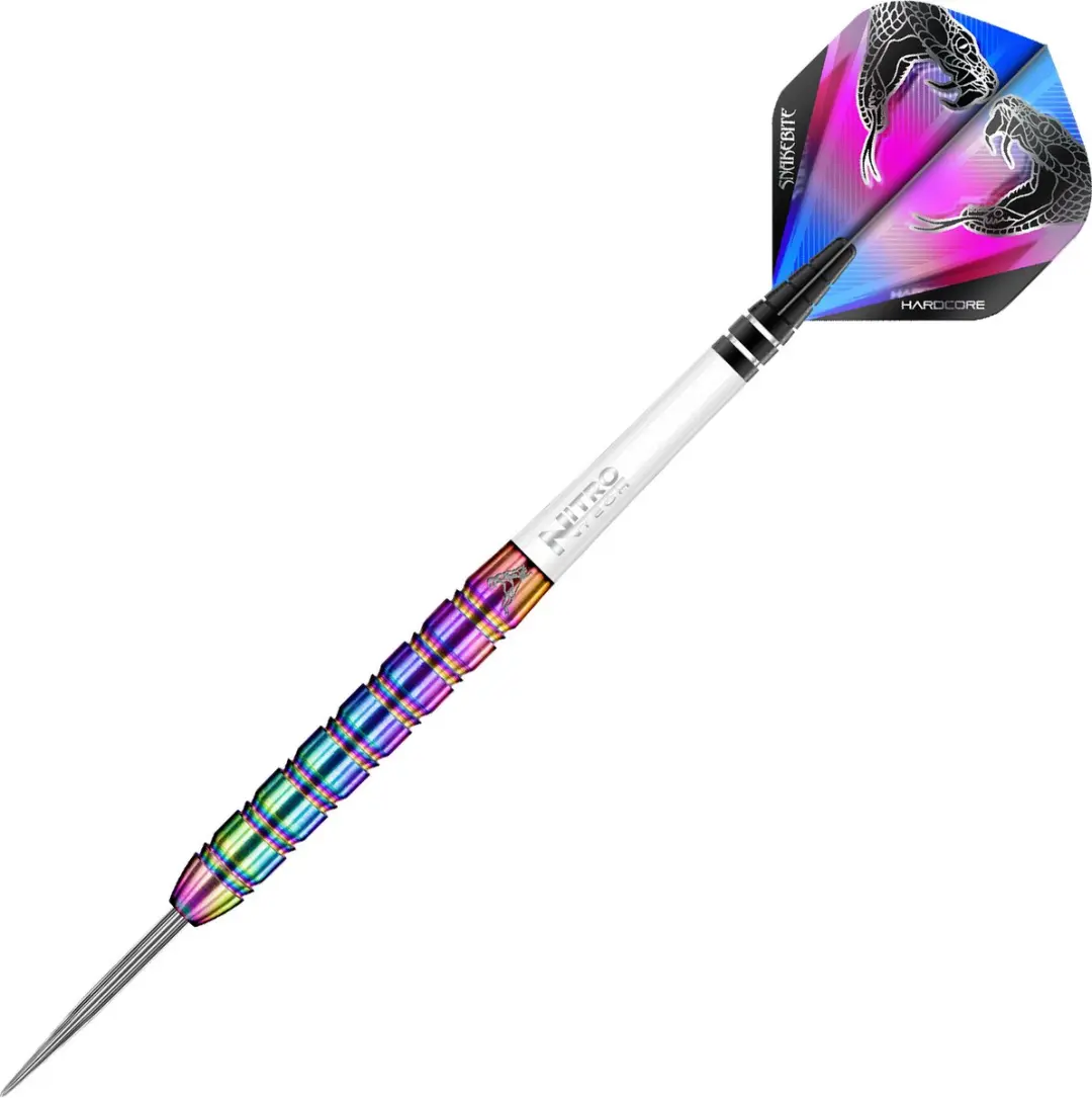 Red Dragon Peter Wright Snakebite 1 Dartpijlen - 3 Stuks - Regenboog
