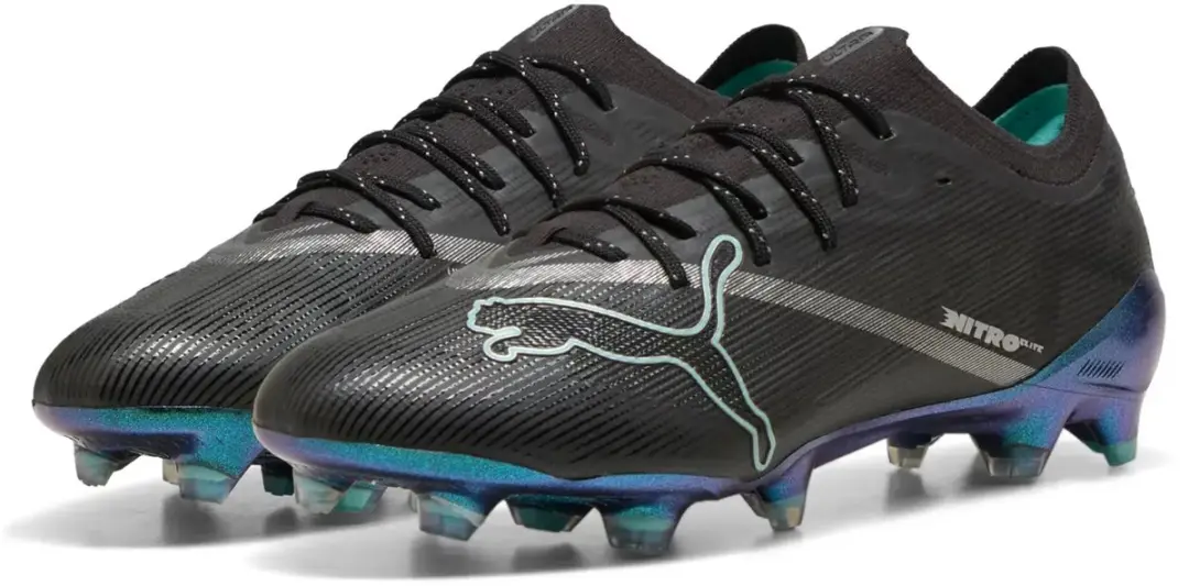 PUMA Ultra Nitro 7 FG Voetbalschoenen - 43 - Puma Black/Intense Mint