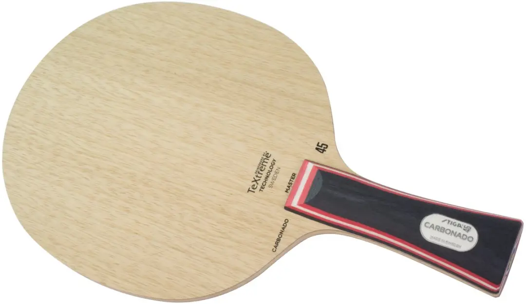 Stiga Carbonado 45 Penhouder Tafeltennisbat - Beige/Zwart/Rood - afbeelding 3 van 5