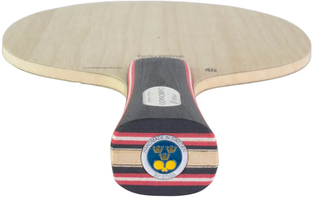 Stiga Carbonado 45 Penhouder Tafeltennisbat - Beige/Zwart/Rood - afbeelding 2 van 5