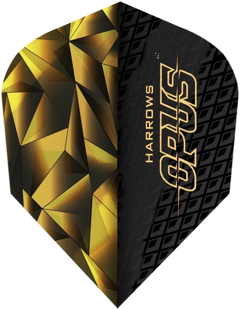 Harrows Opus 1 NO6 Dart Flights HF7560 - 3 Stuks - Goud/Zwart