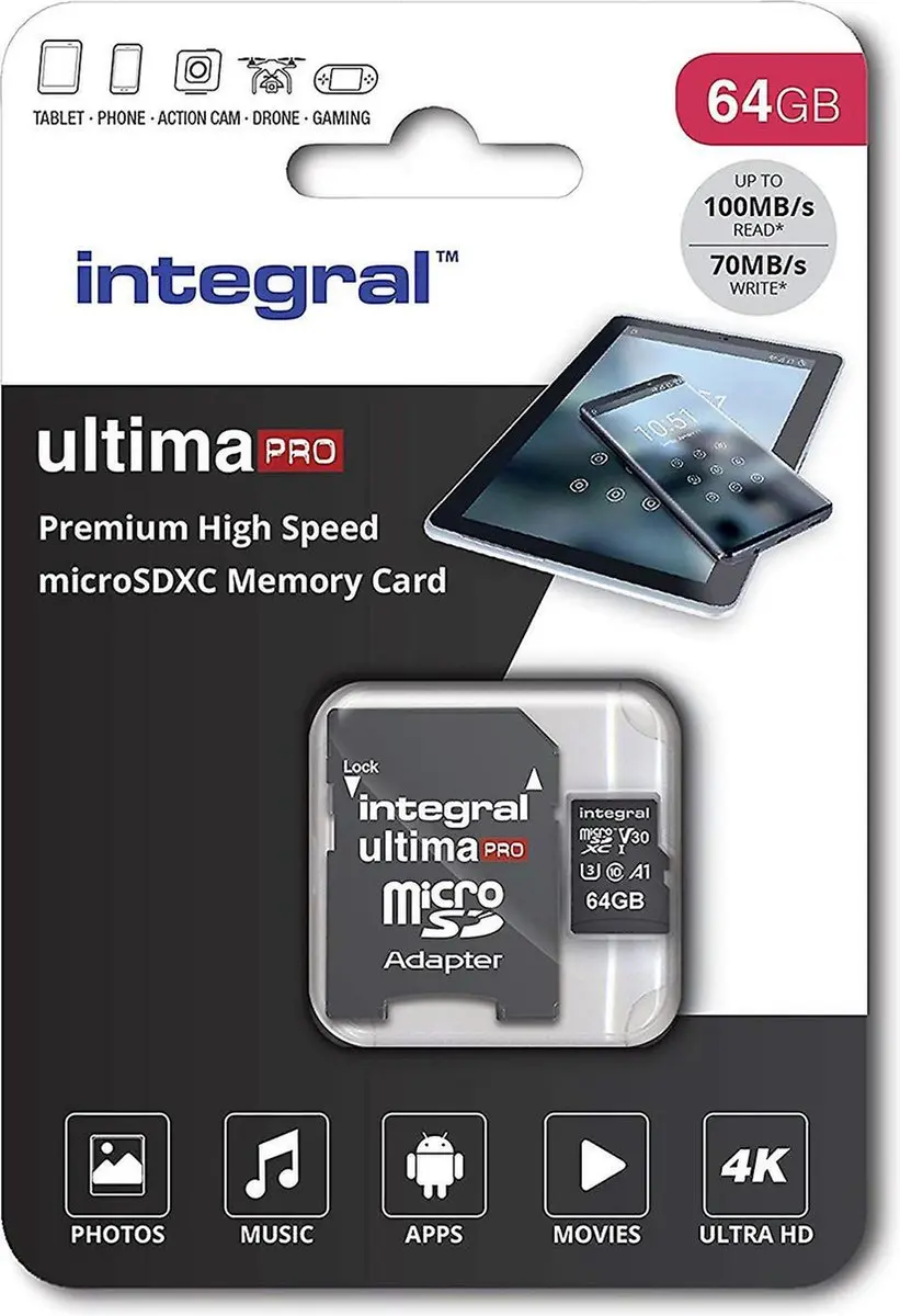Integral INMSDX64G-100/70V30 Geheugenkaart 64GB