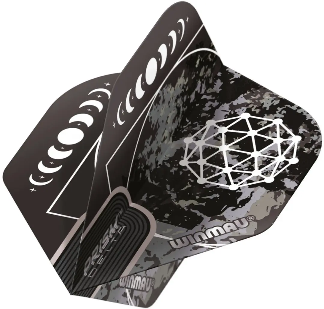 Winmau Prism Delta Callisto Dart Flights 3 Stuks - Wit/Zwart
