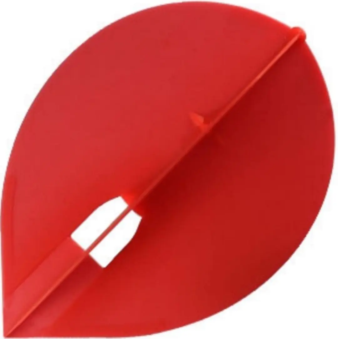 L-Style Champagne L2 Teardrop Dart Flights FP3204 - 3 Stuks - Rood