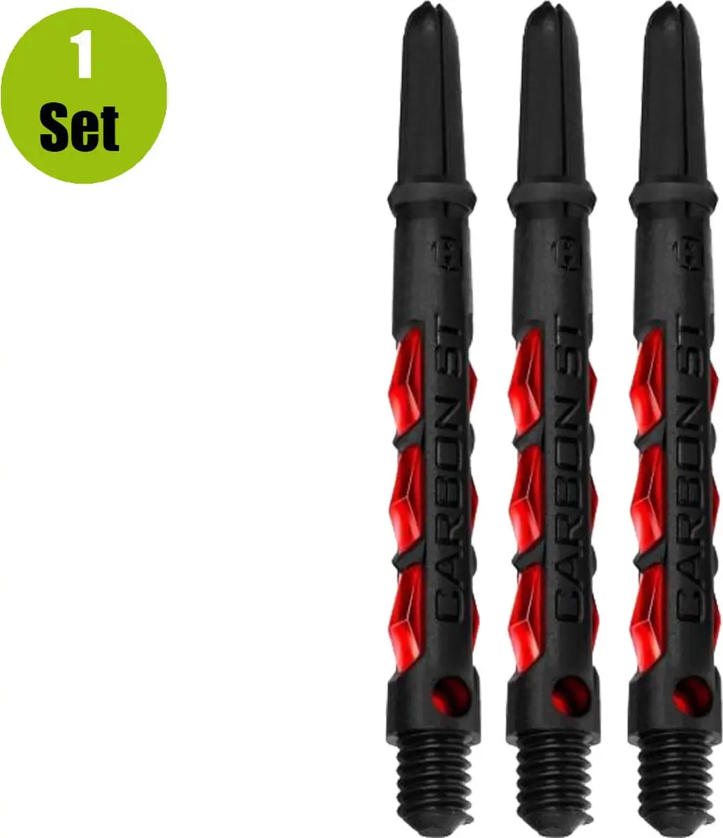 Harrows Carbon ST Red Dart Shafts SH2001 - 3 Stuks - afbeelding 6 van 6