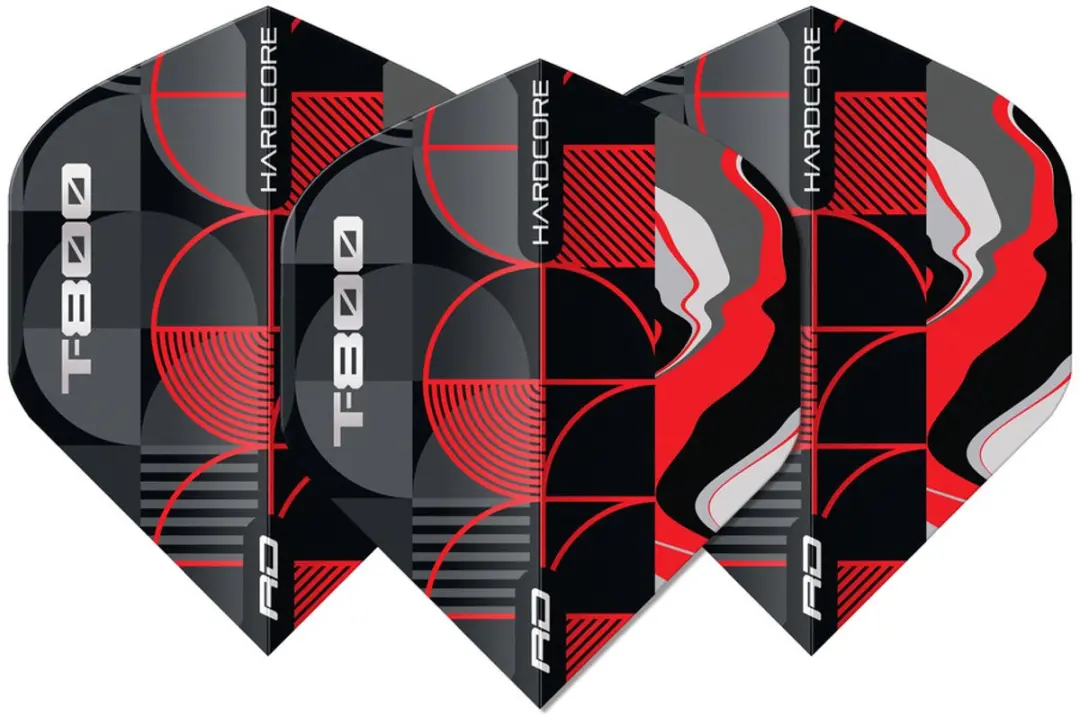 Red Dragon Hardcore Premium Gold T-800 Dart Flights TF8131