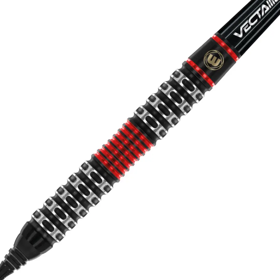 Winmau Joe Cullen Special Edition Soft Tip Darts - 3 Stuks - Rood/Zwart